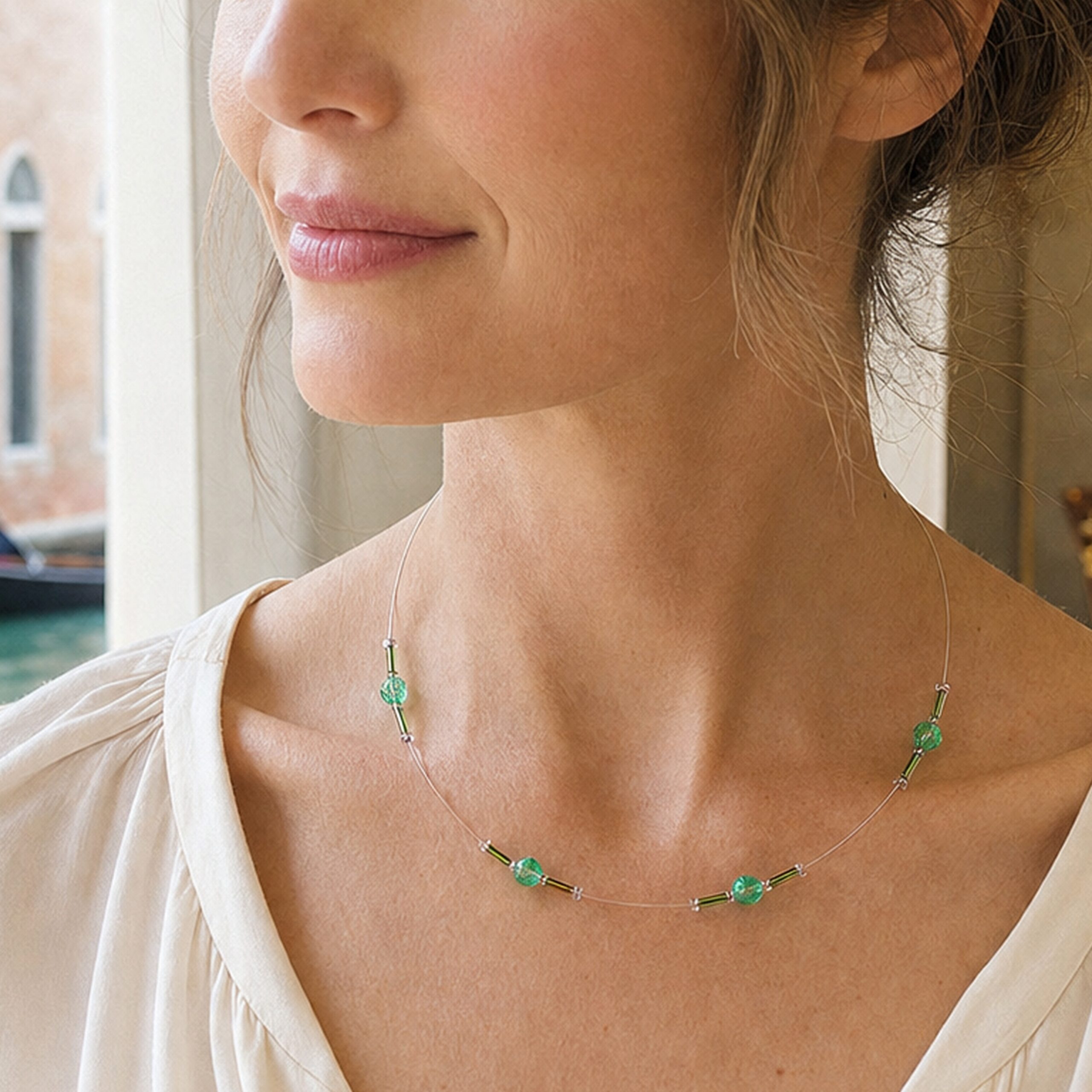 Colour Wire Necklace - Image 8