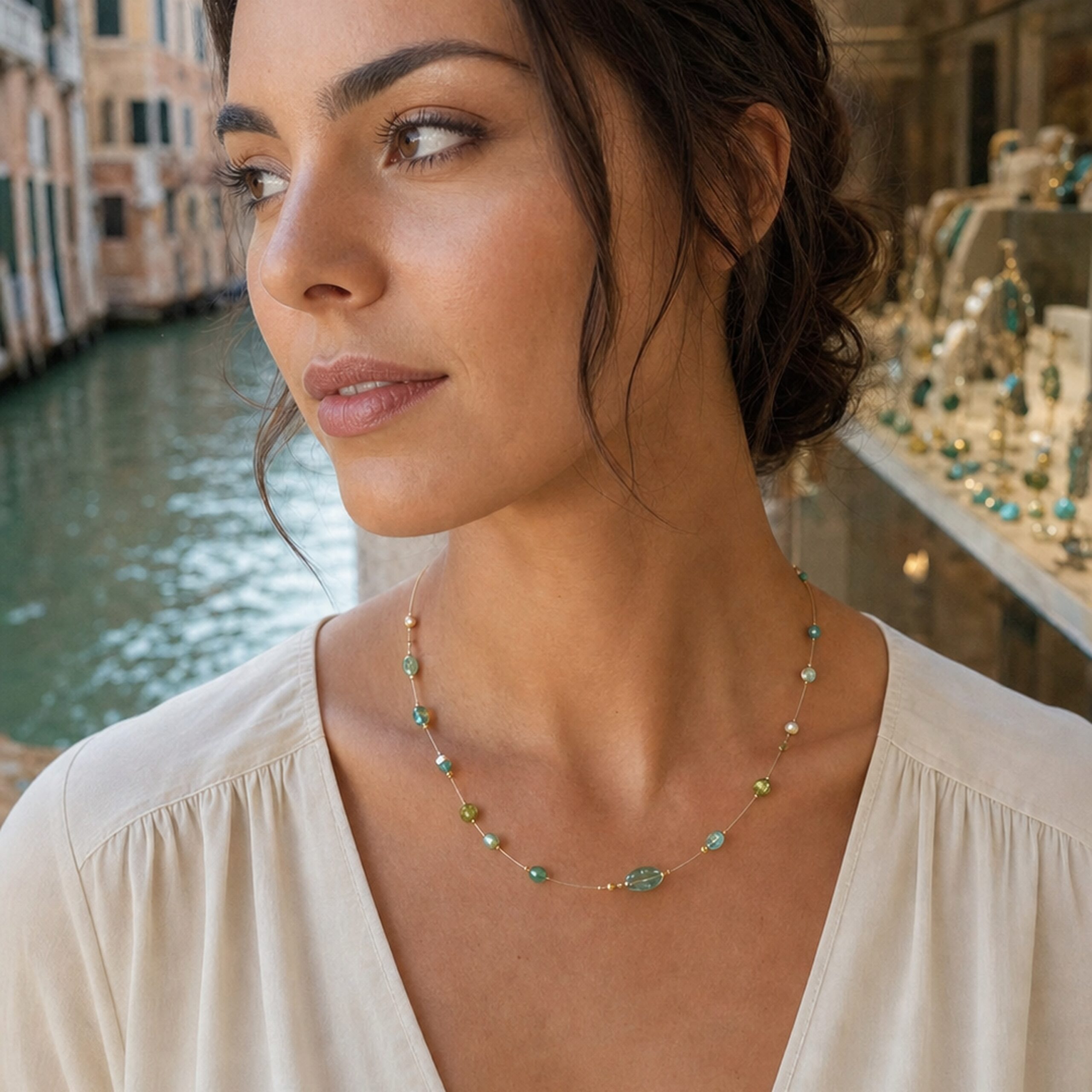 Colour Wire Necklace - Image 5
