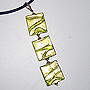 Triple Drop Cubes Necklace - Image 5