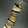 Triple Drop Cubes Necklace