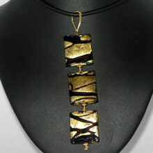 Triple Drop Cubes Necklace - Image 6