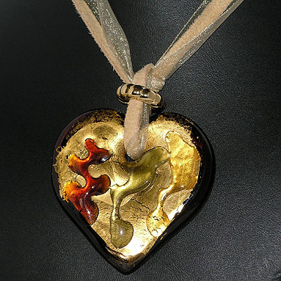 Silken Heart Necklace