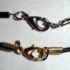 Thin Black PVC Necklace - Image 2