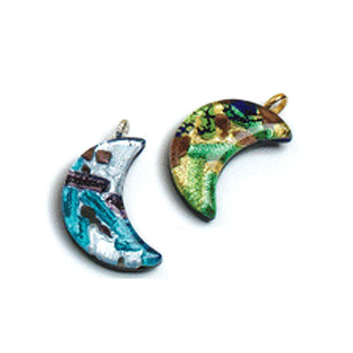 Zu- Moon Shaped Pendant