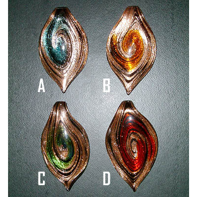 Zu - Leaf Pendant - Avventurina Medium - Image 2