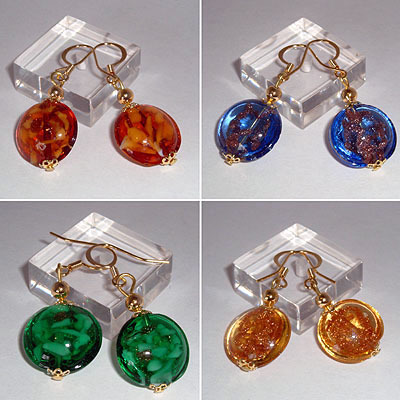 Oval Flat Earrings - Image 2