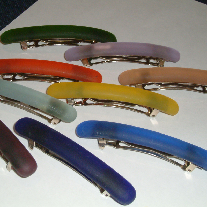 Plain Coloured Murano Clip