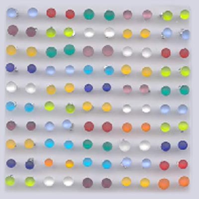 Murano Colour Earrings - Image 2