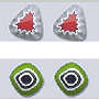 Murrina / Coloured Earings (Shaped)