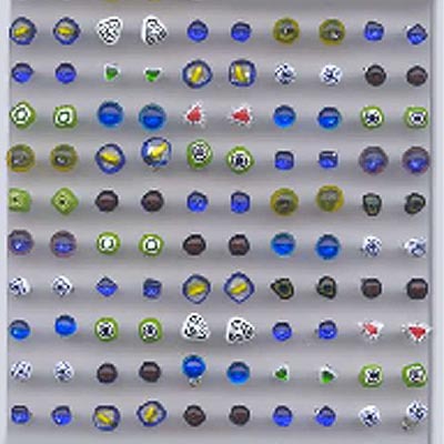 Murrina / Coloured Earings (Shaped) - Image 2