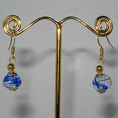 Small Round Filigree Earrings - Image 4