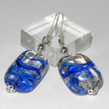 Rectangle Earrings with Filigree