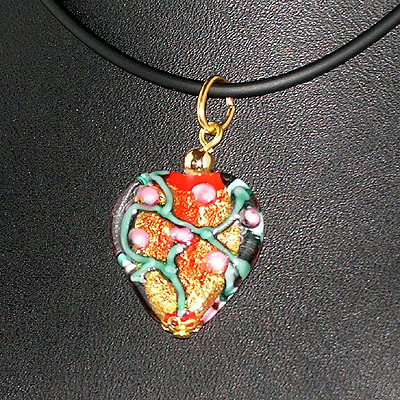 Rose Heart Pendant