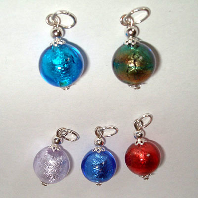 Small Round Coloured Pendant - Image 2