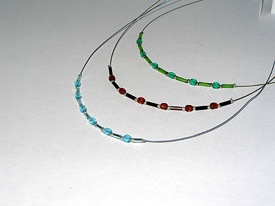 Colour Wire Necklace - Image 2