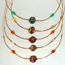 Round Flowered Necklace - Image 2