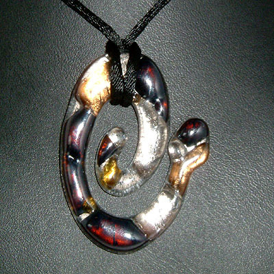Geo Snake Pendant