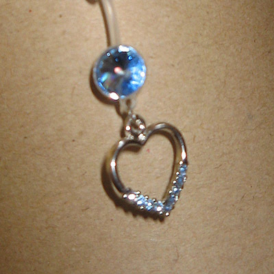 Large 9 Crystals Heart
